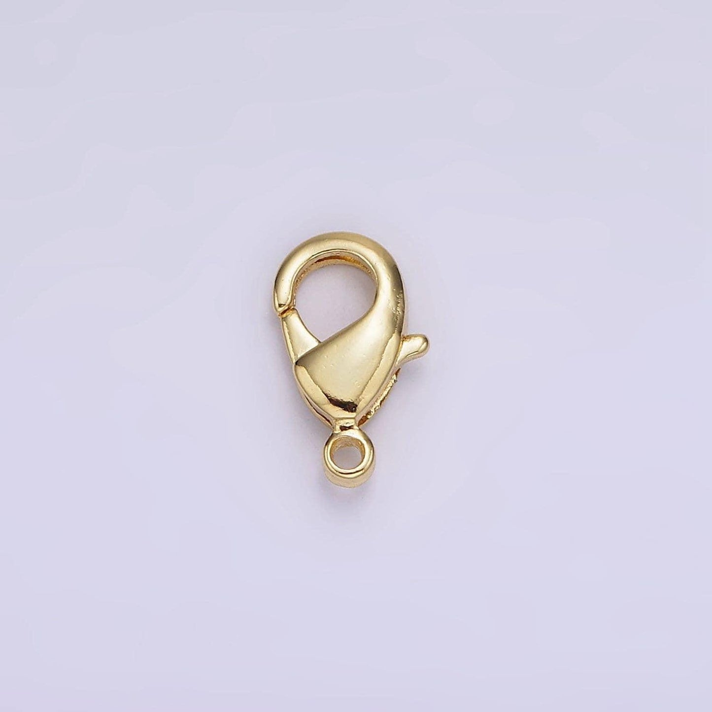 14k gold filled 15mm, 12mm, 10mm lobster claw clasps closure findings supply for jewelry making | z533 - z535