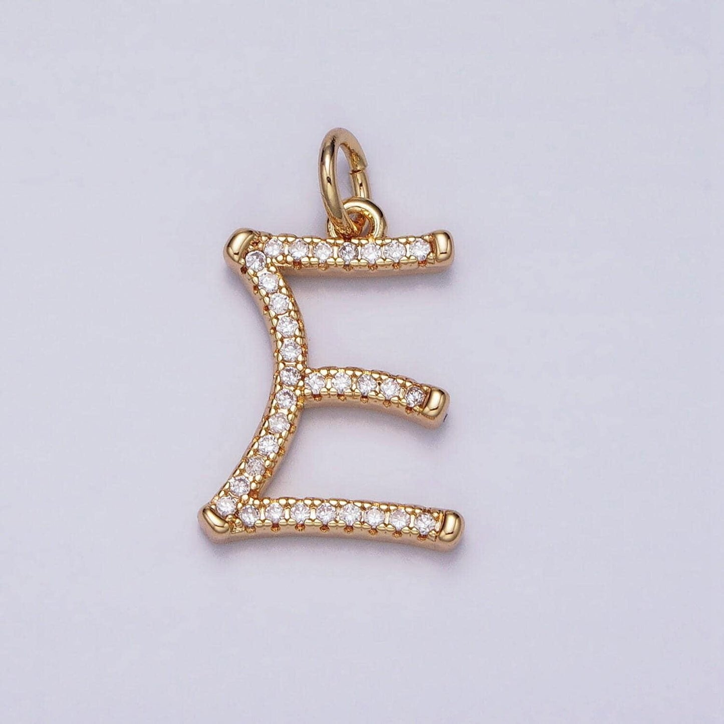 16k gold fill cz micro pave initial letter charm capital letter alphabet pendant cursive name jewelry personalized handmade jewelry
