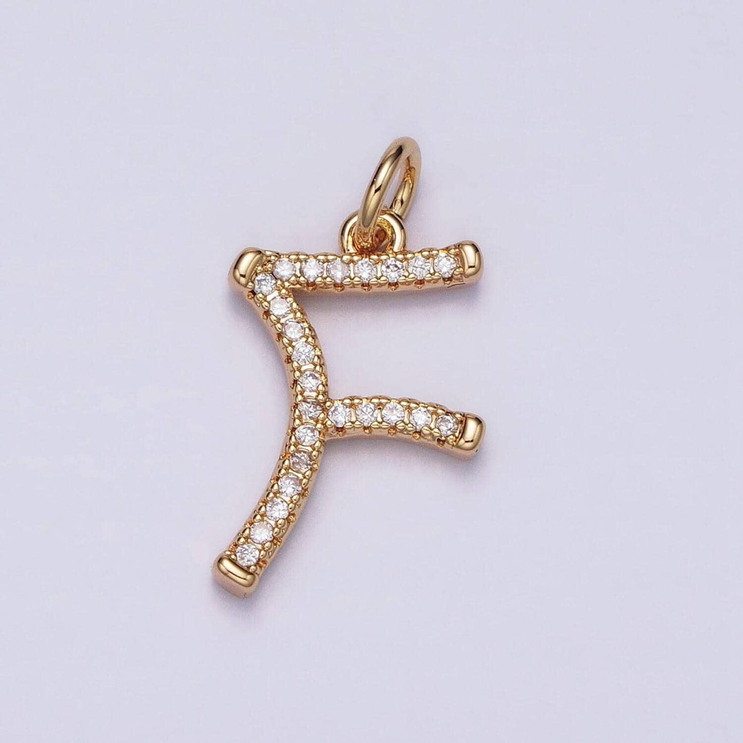16k gold fill cz micro pave initial letter charm capital letter alphabet pendant cursive name jewelry personalized handmade jewelry