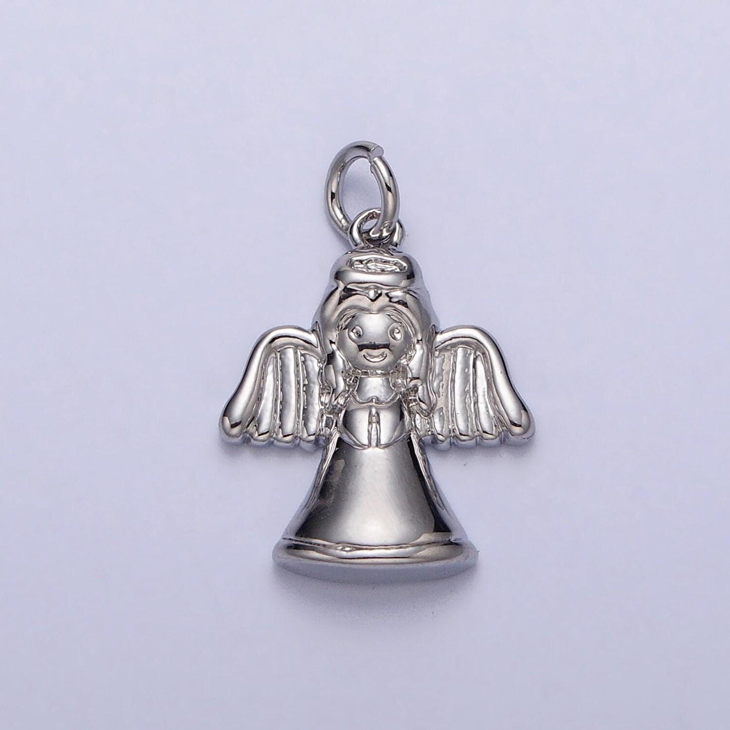 Miini gold angel charms cute angel pendant for bracelet necklace earring component for christmas religious jewelry making ac199