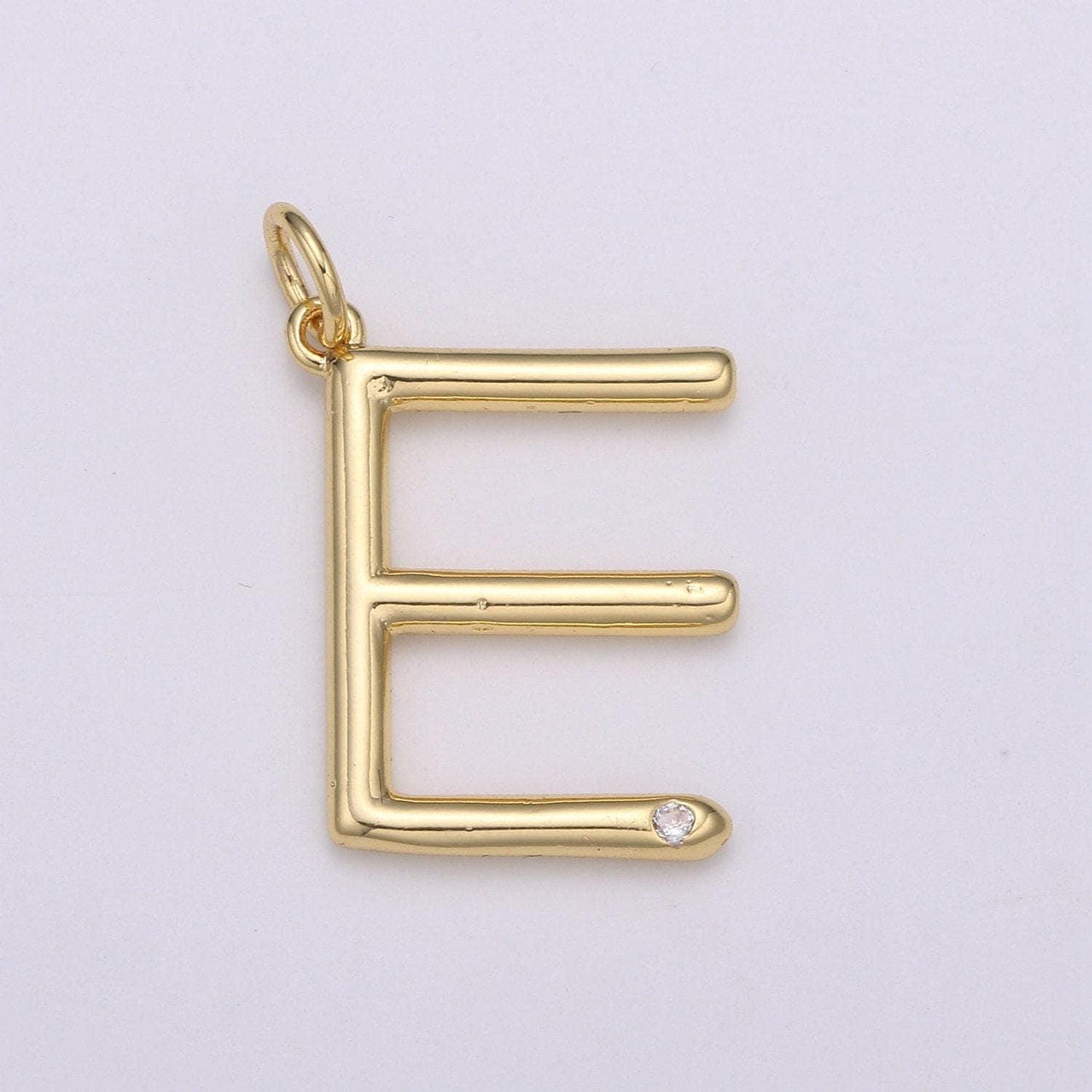 Gold letter charms, personalized charm, initial charms, bracelet charms, mini pendant charms for necklace charm 20x14mm,alph-15