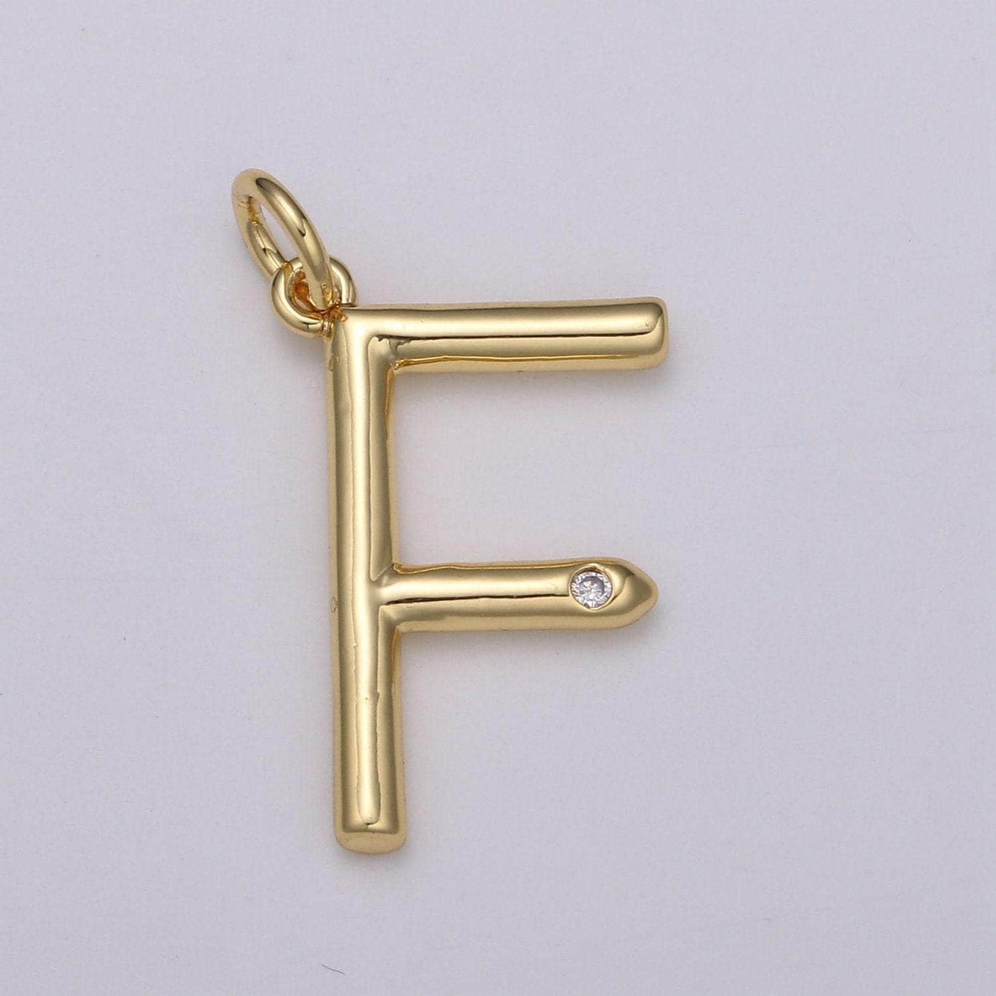 Gold letter charms, personalized charm, initial charms, bracelet charms, mini pendant charms for necklace charm 20x14mm,alph-15