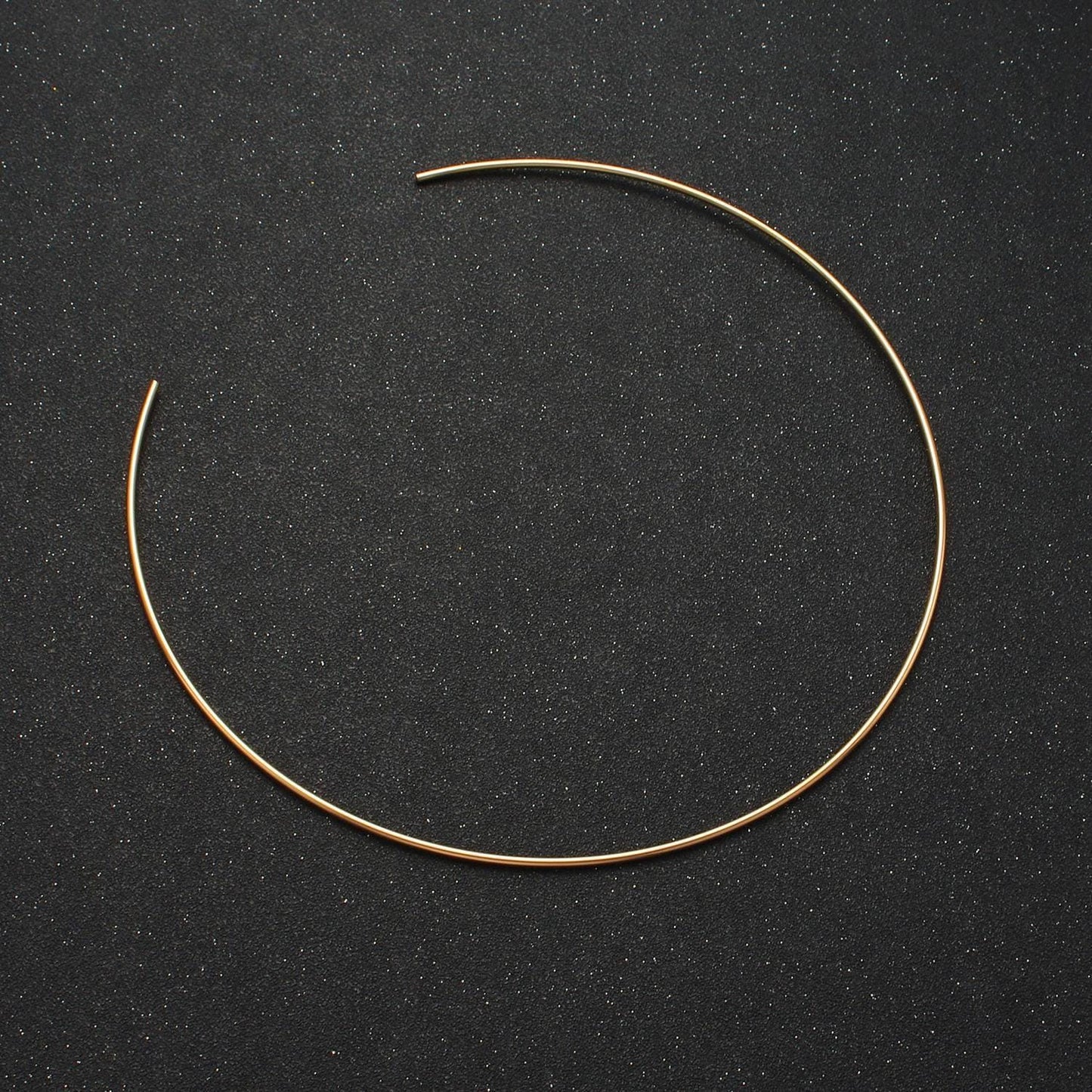 Dainty gold collar necklace silver choker necklace minimalist jewelry thin wire layer necklace adjustable wa-2620