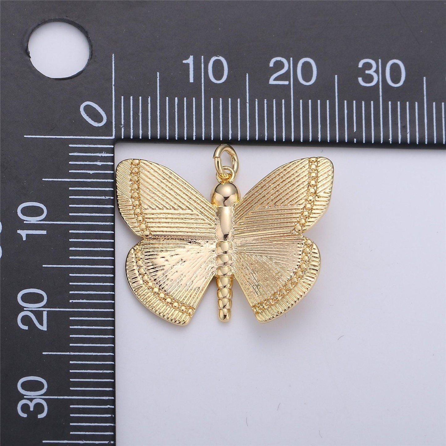 14k gold filled butterfly pendant mariposa butterfly charms for bracelet, earring, necklace component for jewelry making supply