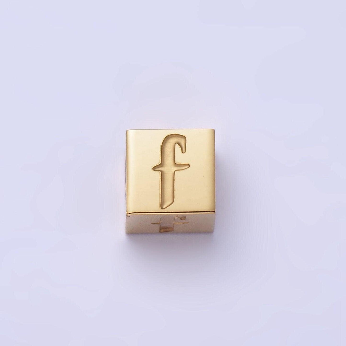 Gold stainless steel gothic letter bead spacer old english alphabet for bracelet necklace jewelry initial charm supplies tarnish free a-937