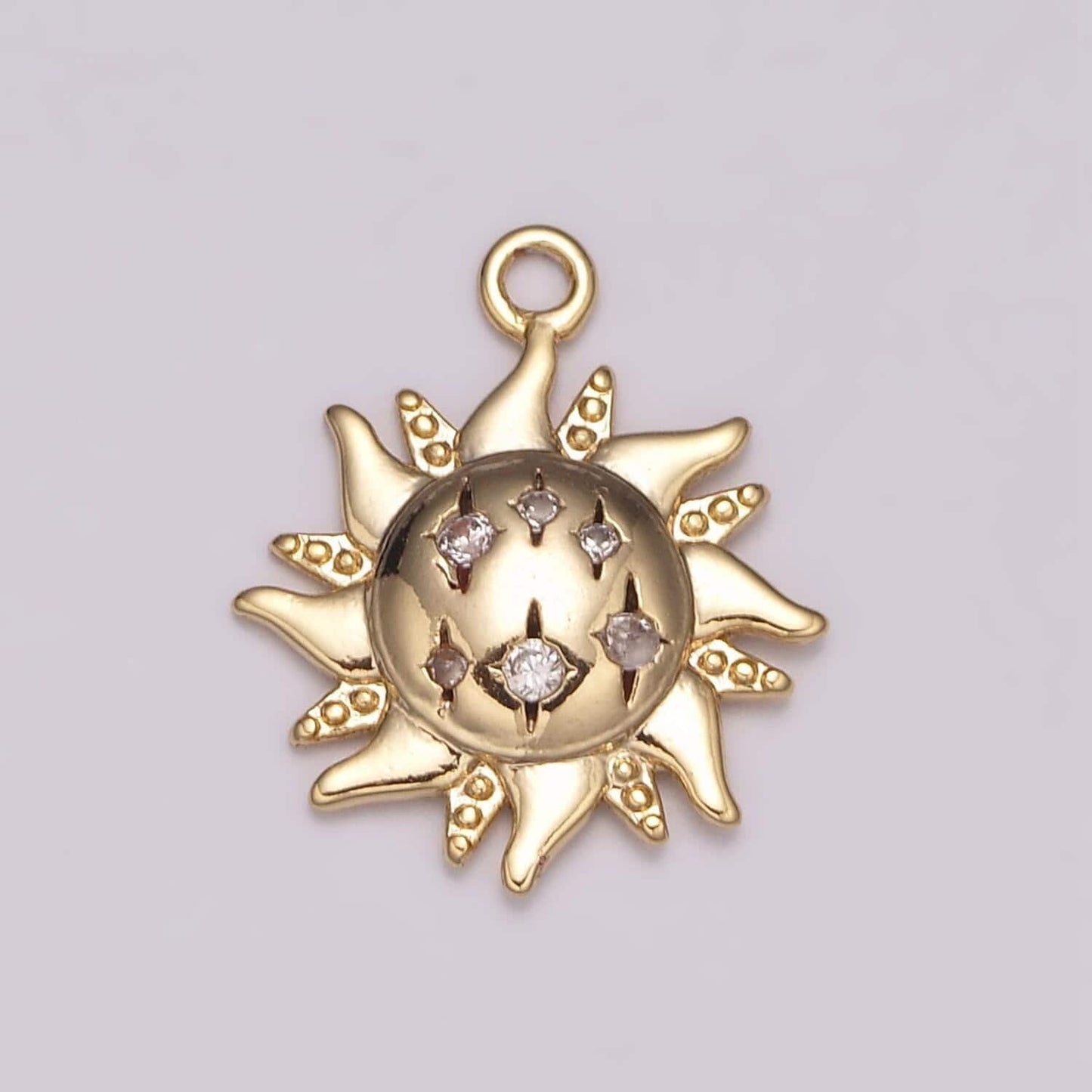 Mini gold sun charm ,sunburst charm, bohemian charms, jewelry diy, bracelet charm, sun pendant