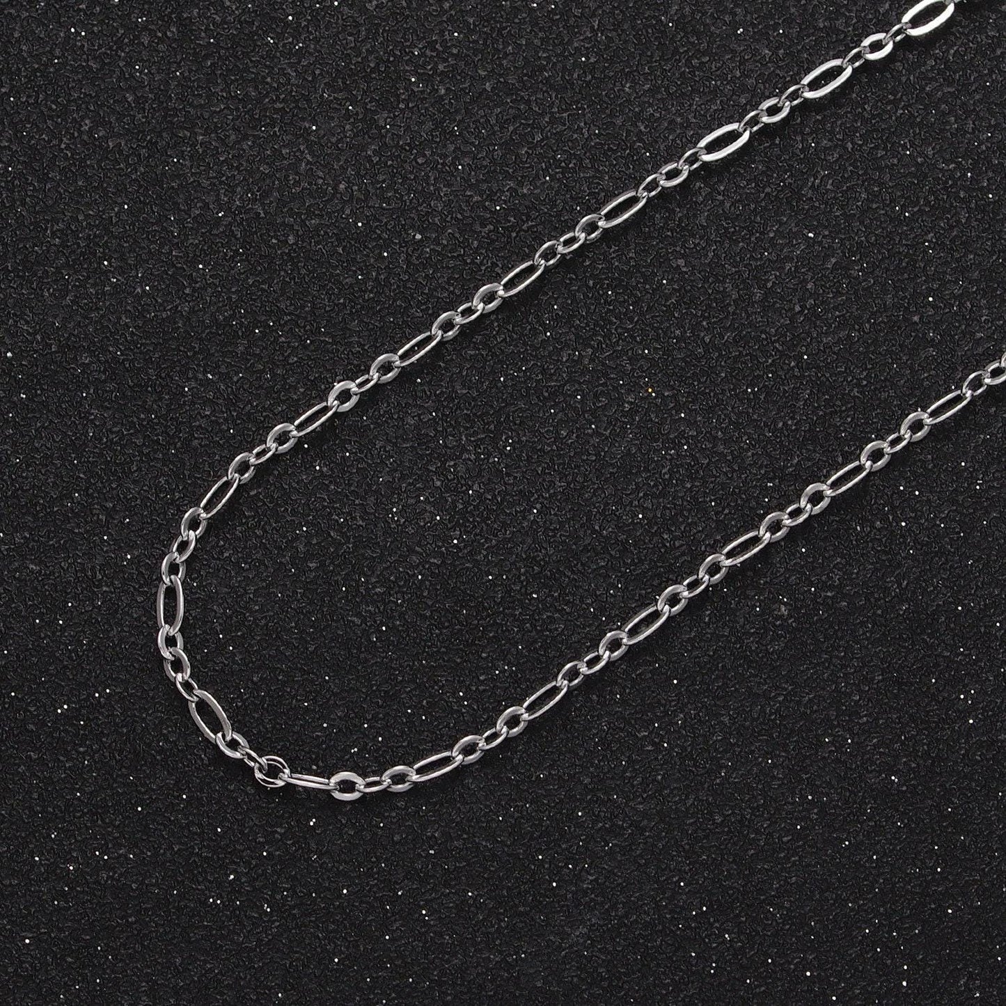 Dainty 24k, white gold filled 2.5mm cable rolo link jewelry making gold, silver unfinished chain by yard | roll-1057 roll-1083