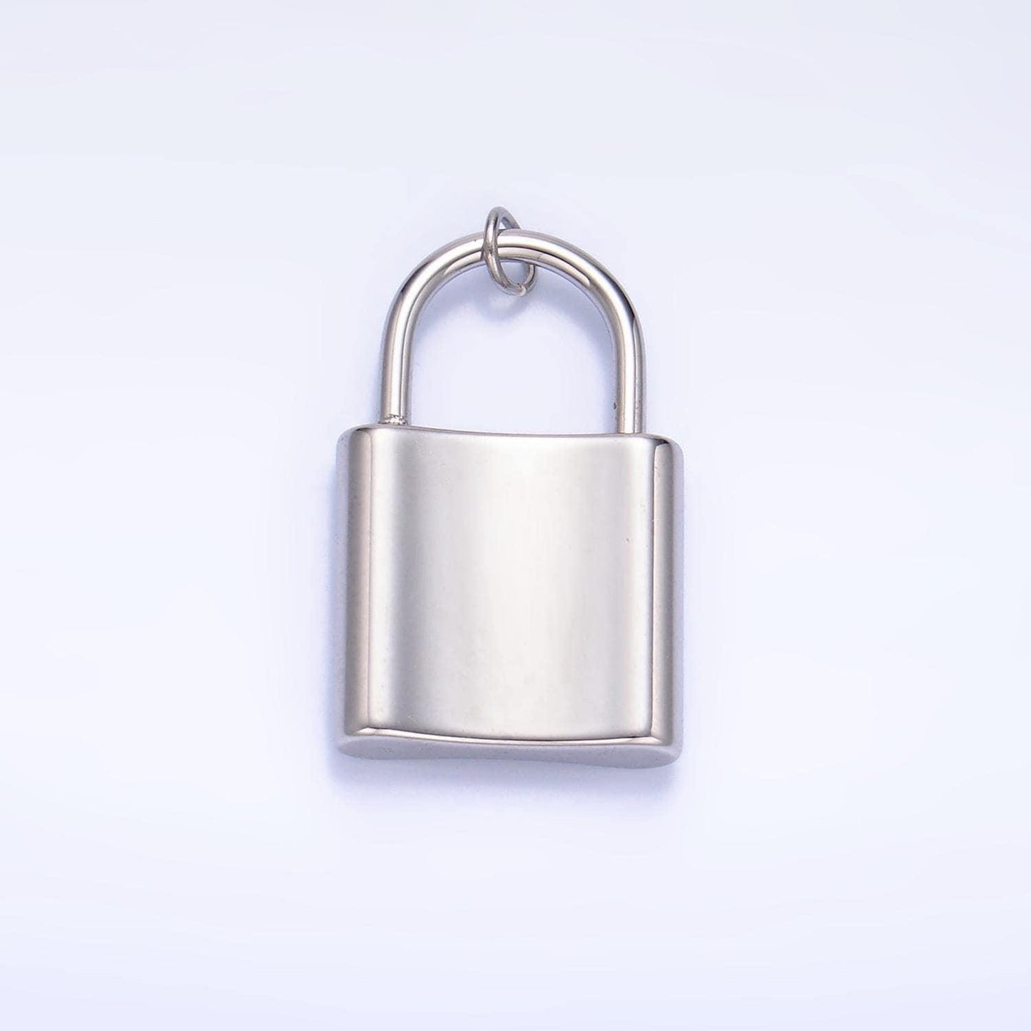 Stainless steel 24mm keypad lock minimalist charm | p-952