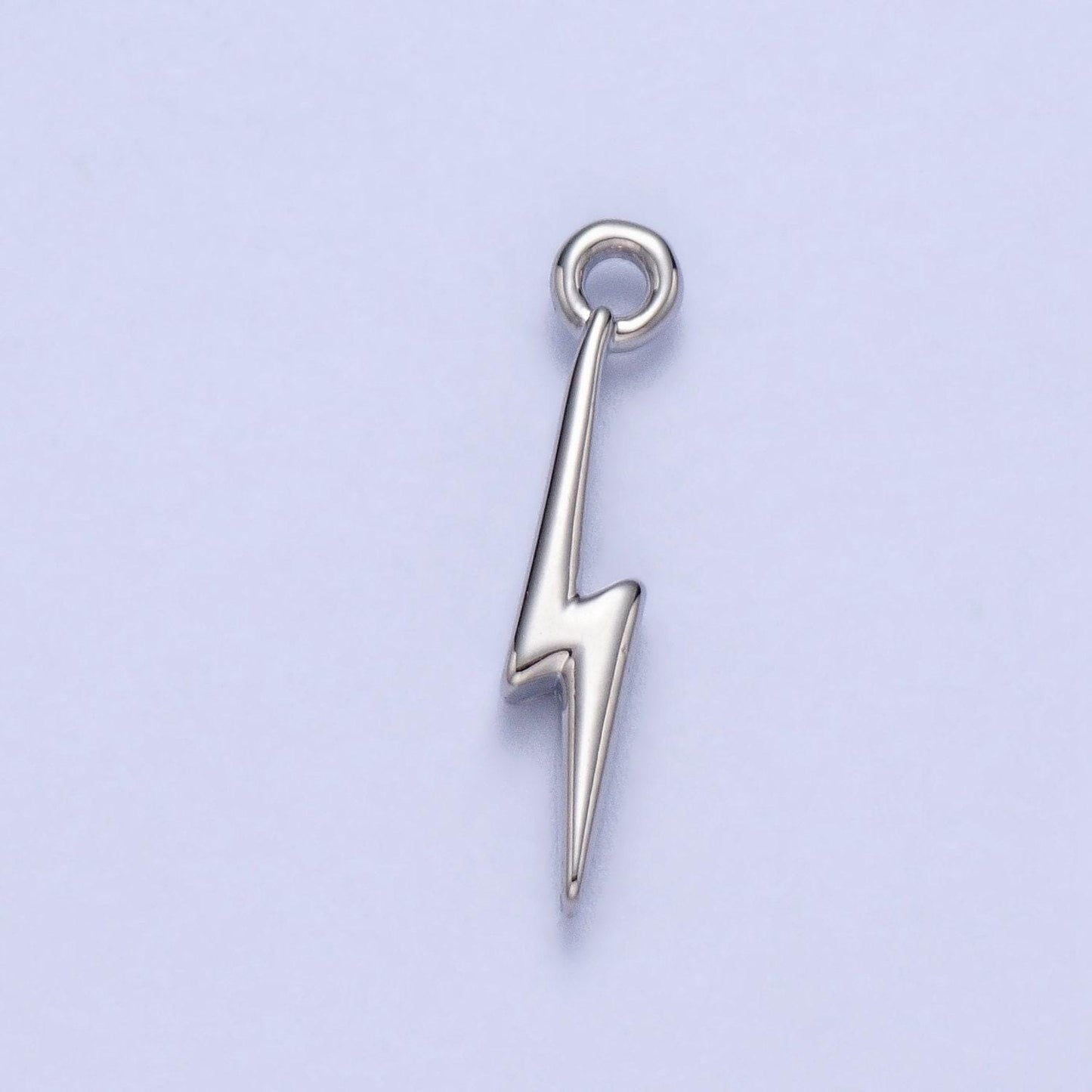 1x mini lightning bolt charms gold / silver bolt wizard charm,thunder pendant small charm for necklace bracelet earring supply ac052