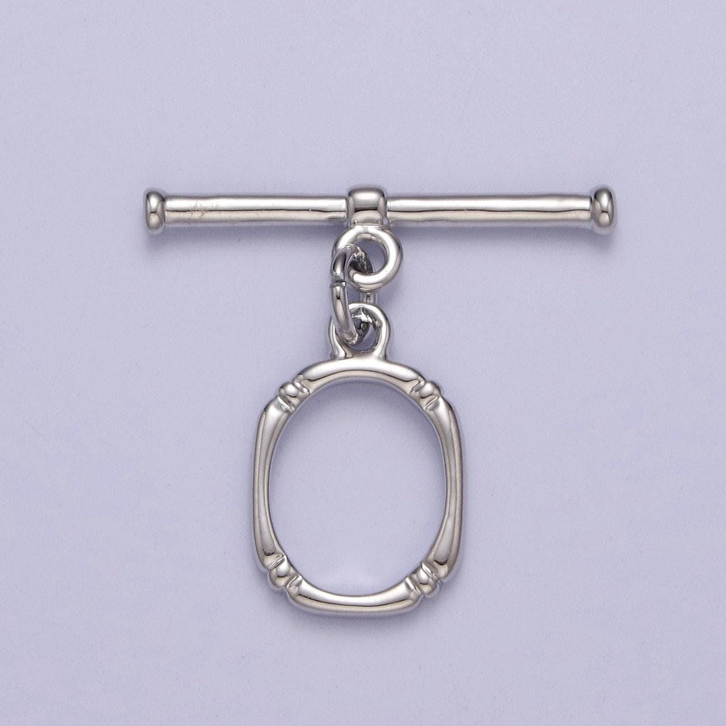 24k gold filled round oval clasp, jewelry clasp ot clasp findings l-684