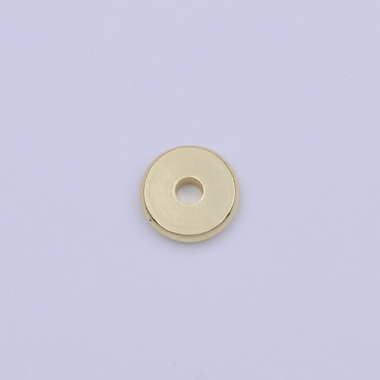 50x gold smooth flat round beads spacer beads, rondelle bead accents, bead accessories jewelry making diy bracelets necklaces 4,6,7,8mm bead