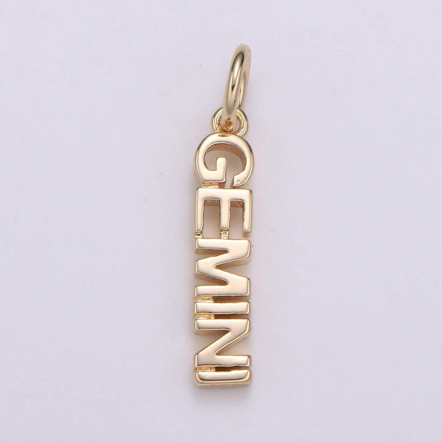 Gold zodiac constellation charms small astrology words charms horoscope charm, add on charm for bracelet necklace supply silver charm