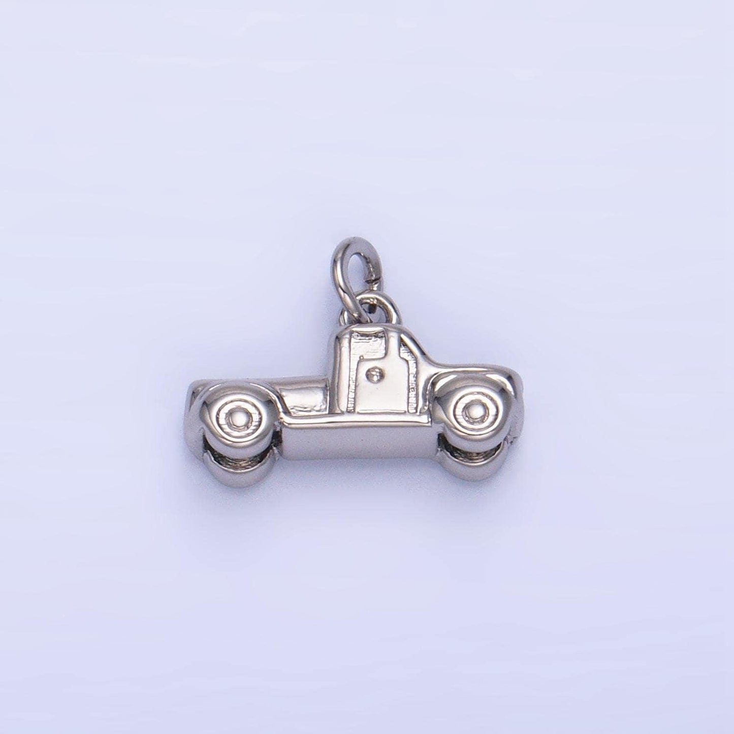 Mini gold pick up truck car charm for necklace bracelet pendant antique car design mix charm road truck inspired w045