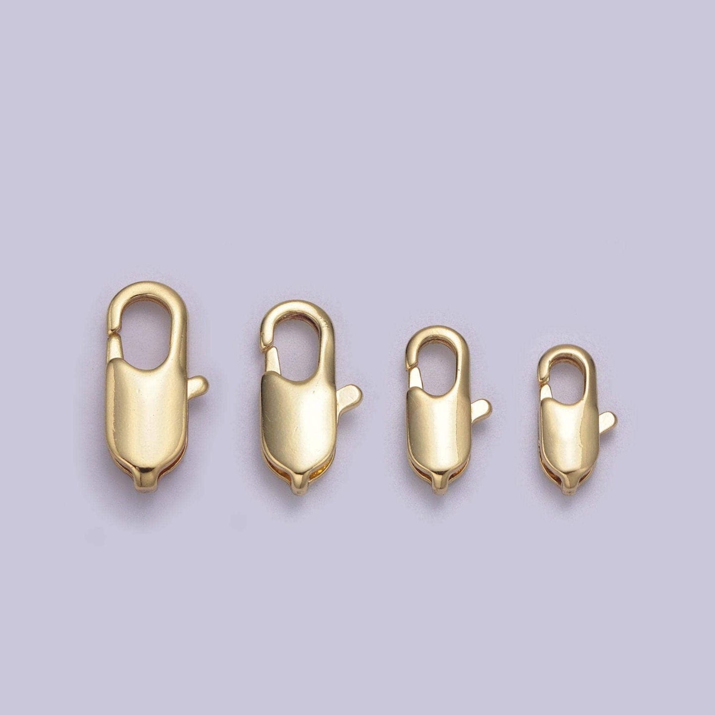1 pc 14k gold filled rectangle lobster clasp jewelry making supplies chain findings l-638 ~ l-641