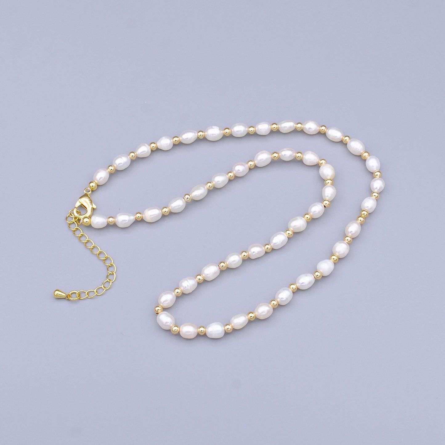 Freshwater pearl necklace, bridal pearls white pearl, bridesmaid jewelry, classic pearl choker necklace for wedding mother day gift wa1499