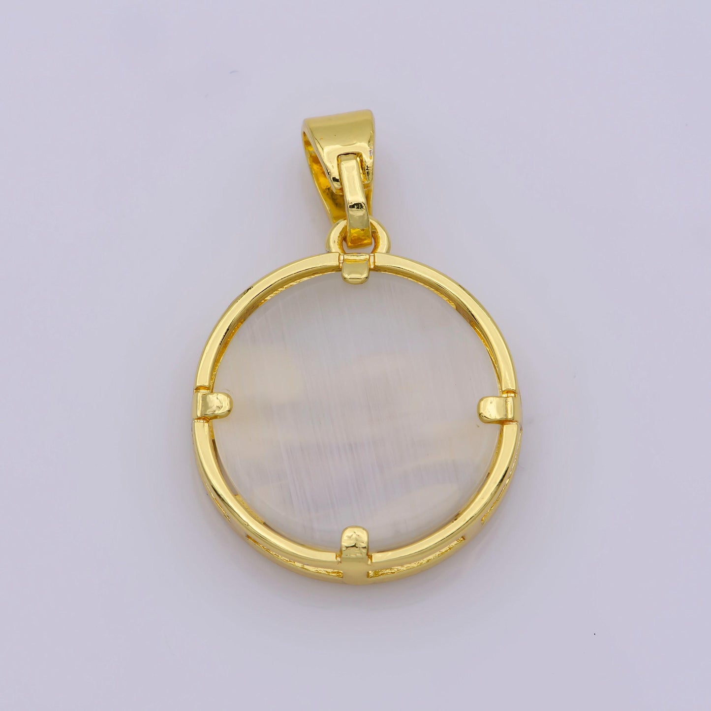 Ocean wave charms, blue enamel wave pendant beach nature charm coin wave jewelry 14k gold fileld supplies