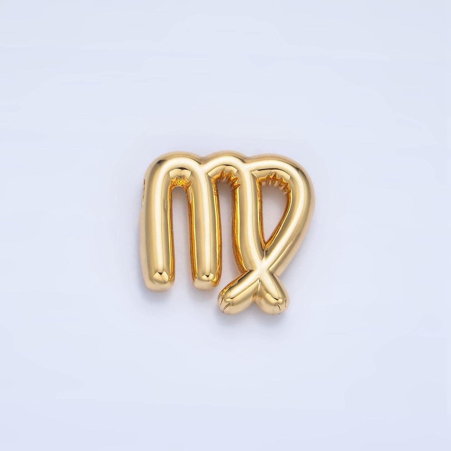 Gold zodiac charm personalized balloon astrology sign charm necklace zodiac bubble style trend fashion jewelry necklace for women a1295