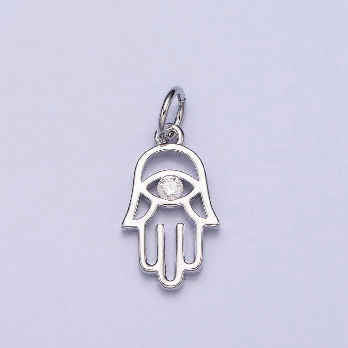 Mini hamsa hand charm gold plated over brass hand of fatimah pendant for amulet jewelry pendant necklace bracelet earring supply ac408