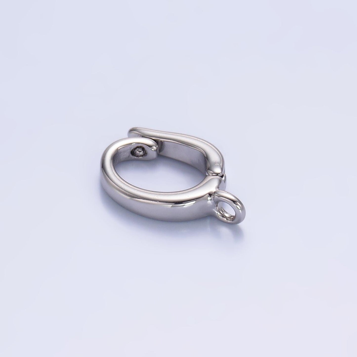 Gold Removable Bail Charm Pendant Enhancer Clasp, Pendant Bail Clasp for Bracelet Necklace Supply Component Z-1046