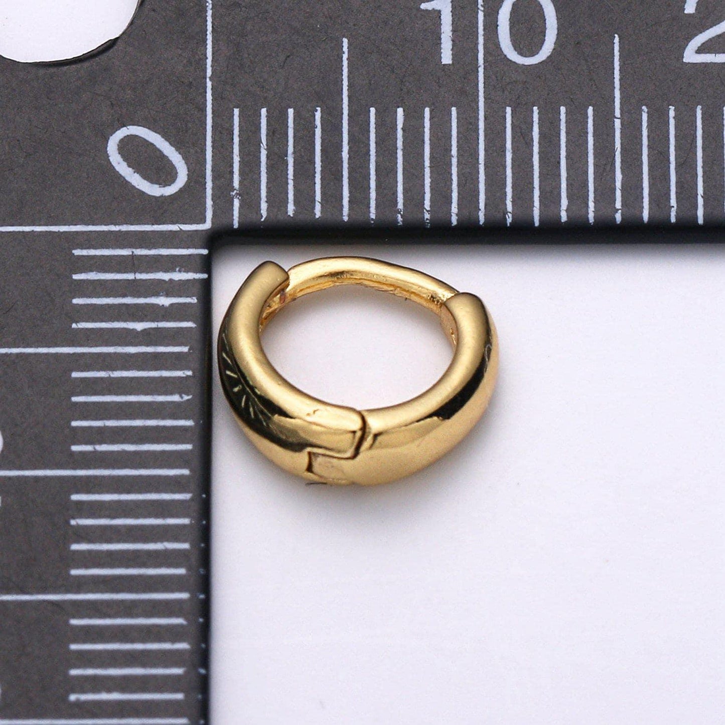 1 pair small huggie earrings, 9.3mm - hoops, mini loops,huggie hoop earring, hoop earrings, earr-1216 , q-238