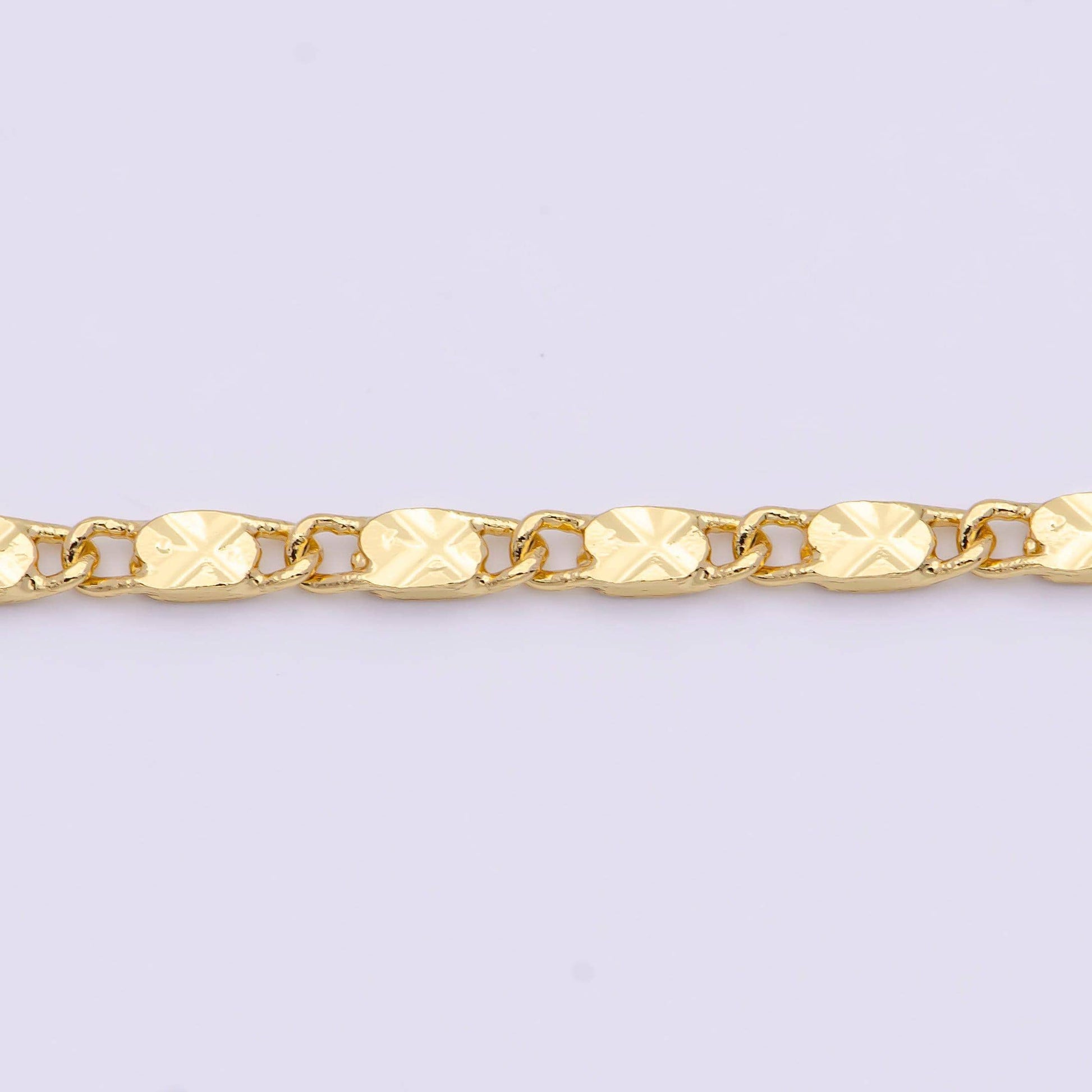 24k gold filled link sunburst unique chain 18" + 2" extender necklace | wa-1090
