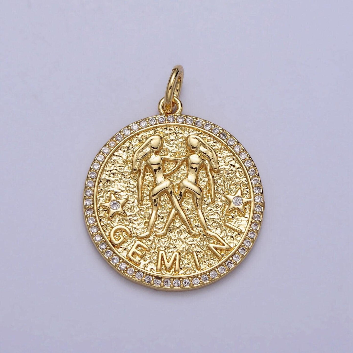 Gold zodiac charms constellation necklace pendant for astrology bracelet, necklace personalized jewelry making supply a1773--1778