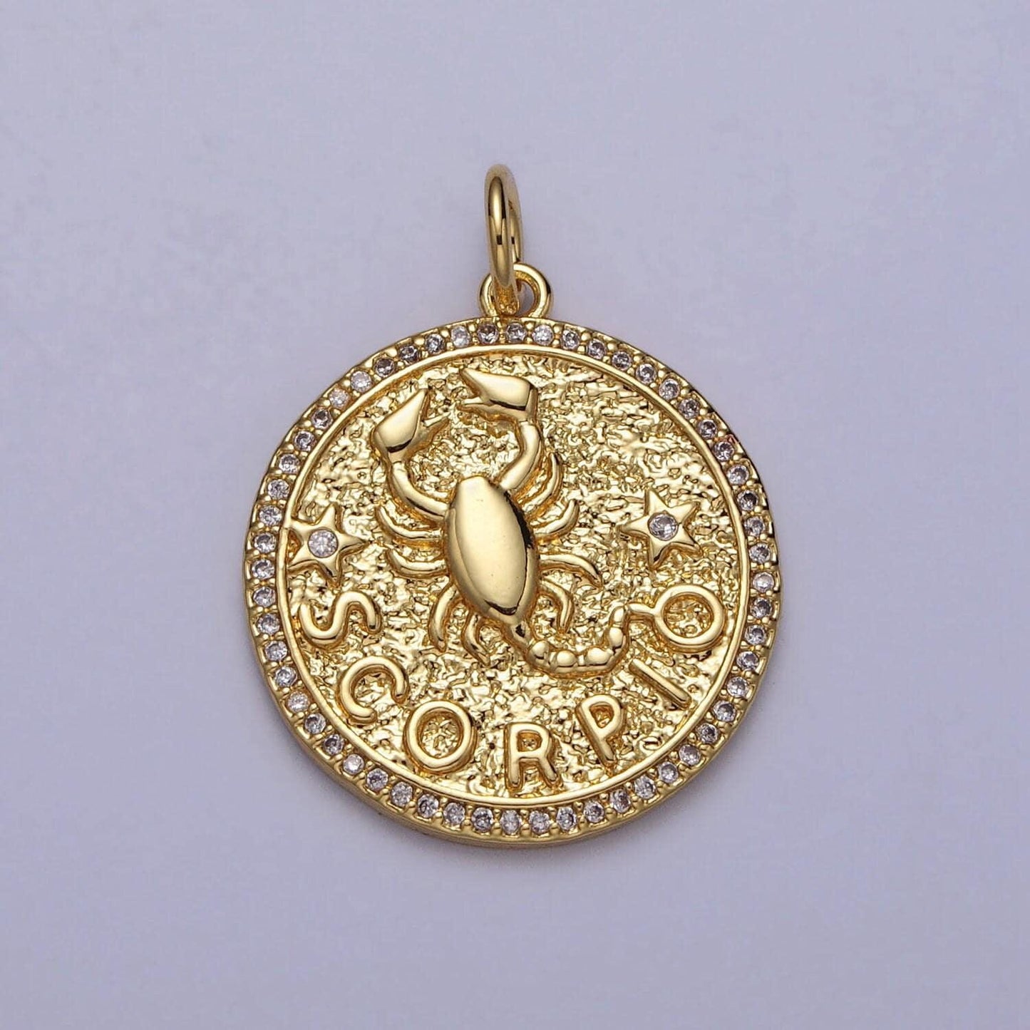 Gold zodiac charms constellation necklace pendant for astrology bracelet, necklace personalized jewelry making supply a1773--1778