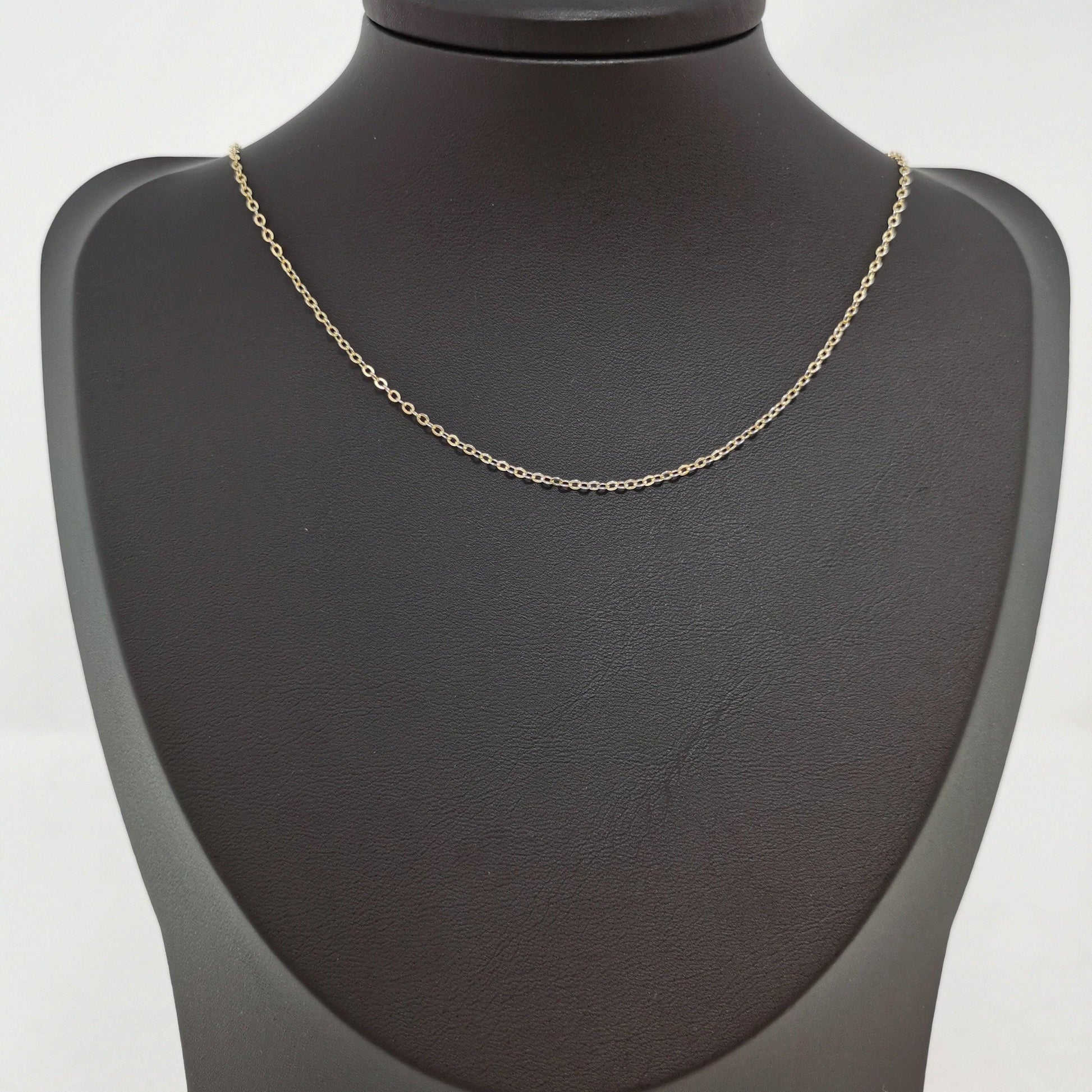 Gold rolo cable chain by yard, cable rolo chain wholesale bulk roll chain for jewelry, width 1.7mm, 202