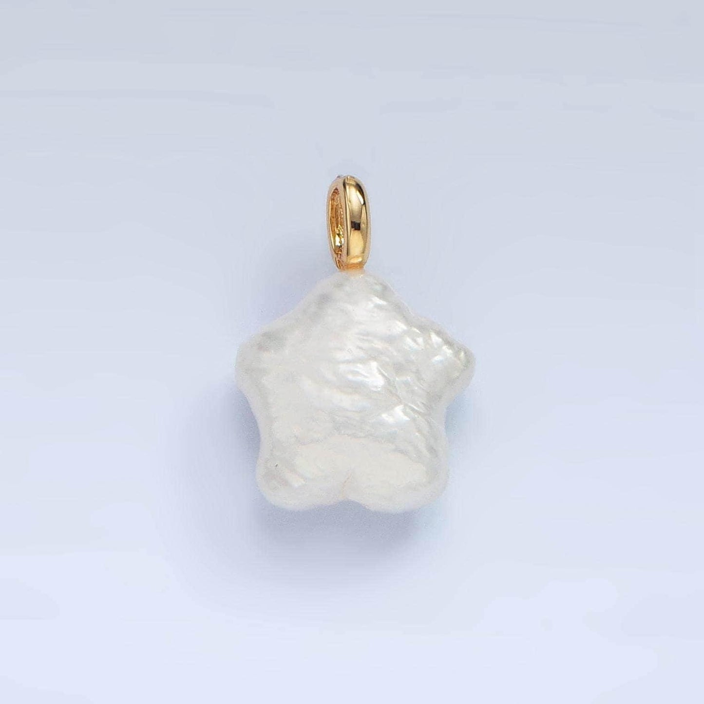 Dainty star pearls charm gold white baroque freshwater pearls for necklace bracelet earring wedding jewelry making minimalist p1872