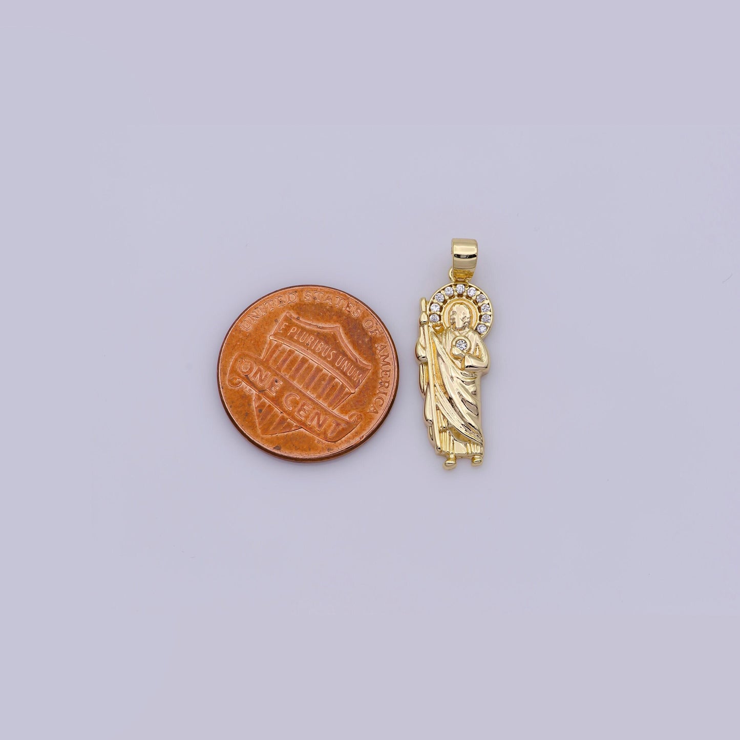 14k gold filled st jude pendant san judas tadeo medalla charm medallion patron saint of hopeless cause rosary necklace jewelry supply,j-860
