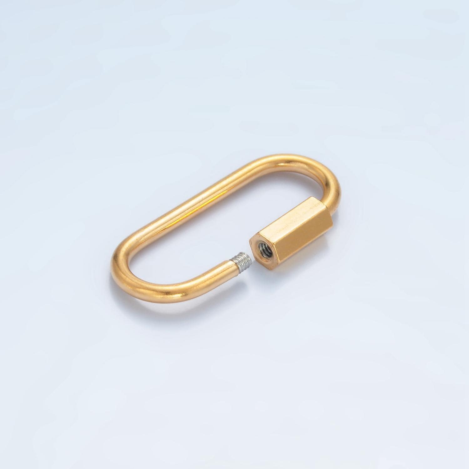 Stainless steel 29mm edged tube carabiner clasps closure findings | z-979
