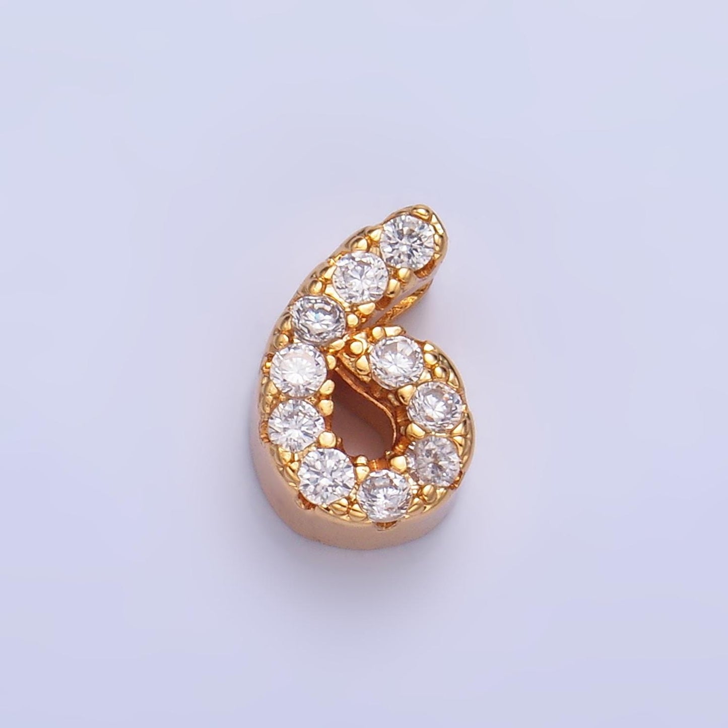 Gold Filled Number Bead charm Personalized Cubic Zirconia Number Bracelet Custom Year Age Varsity Necklace Bracelet for Jewelry Supply B291