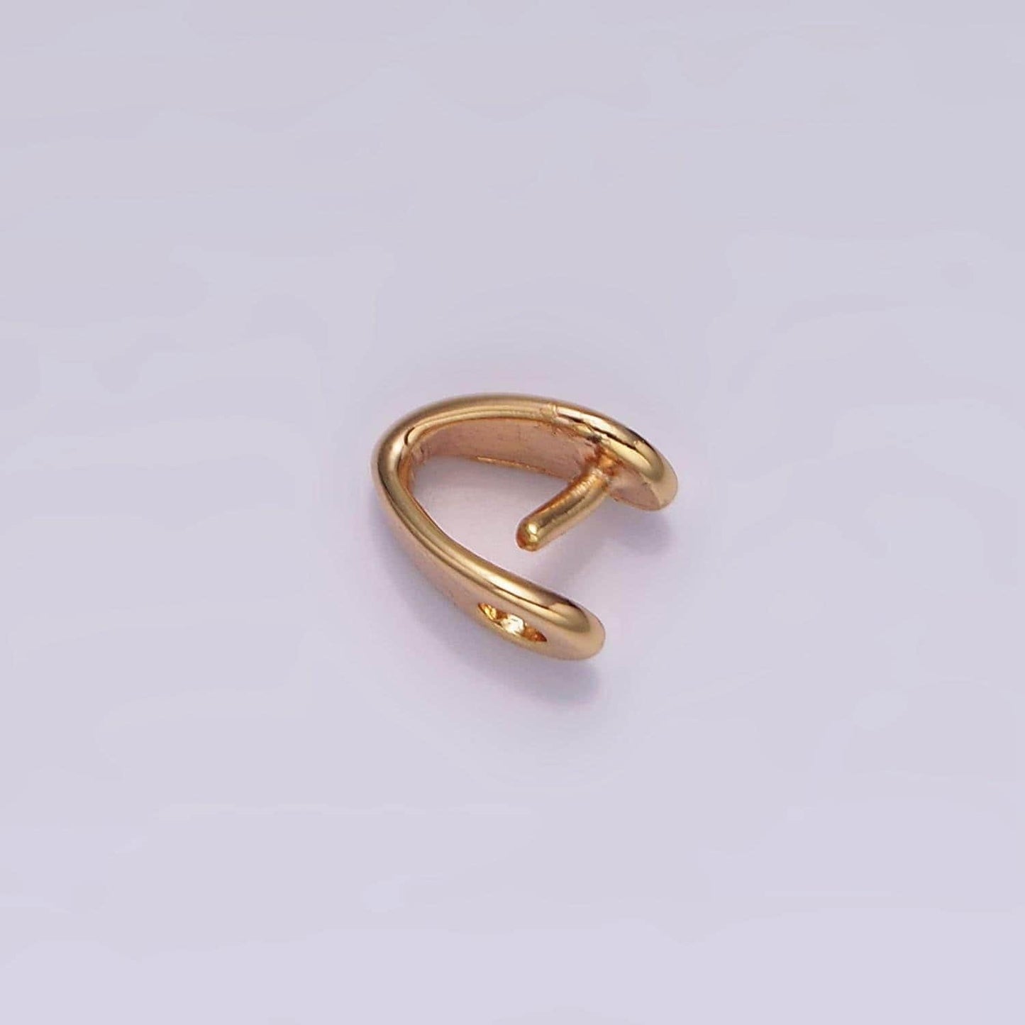 18k gold filled bail for pendant jewelry kit supplies for diy jewelry making | z-502