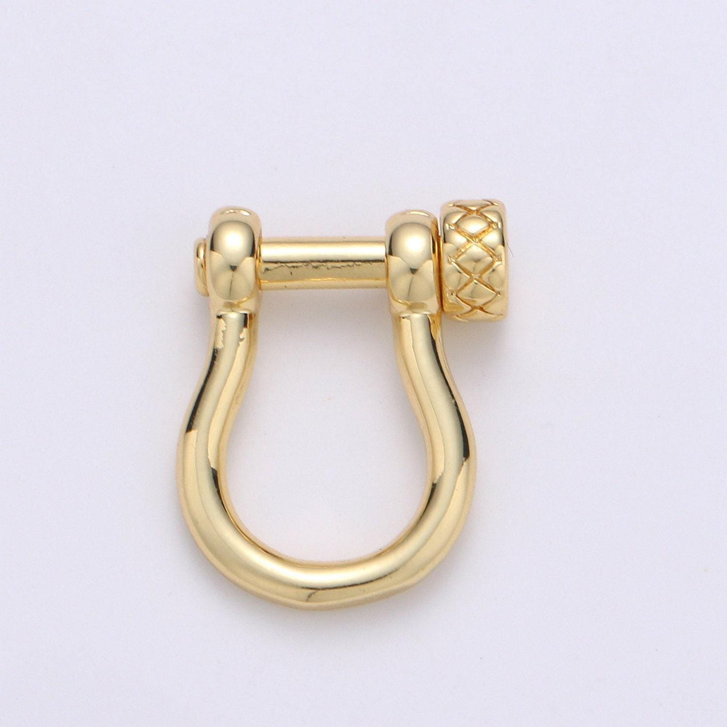 1pc 4 colors offer goldfilled  carabiner horse shoe screw clasp, screw clasp u shape , oval clasp, simple oval shaped clasps, sup 712-715