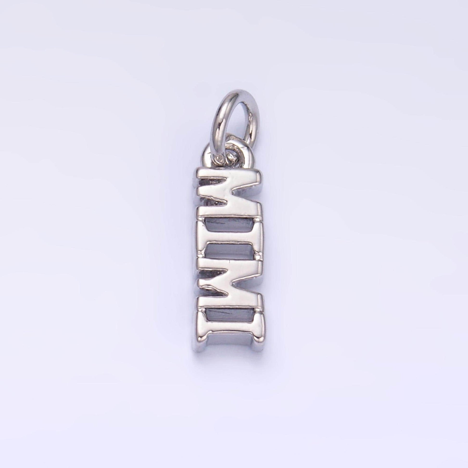 Mini Gold Filled Mimi charm for bracelet necklace earring component diy jewelry making supply Grandma word charm minimalist jewelry W424