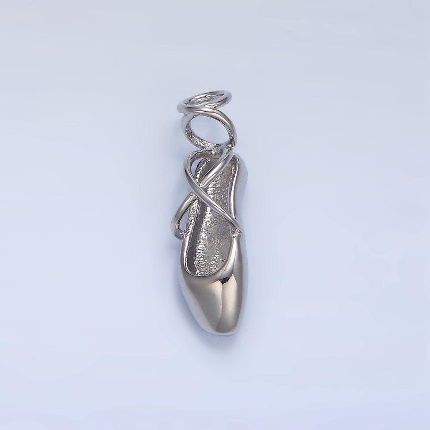 24k gold filled ballet dance flat shoes charm | x615