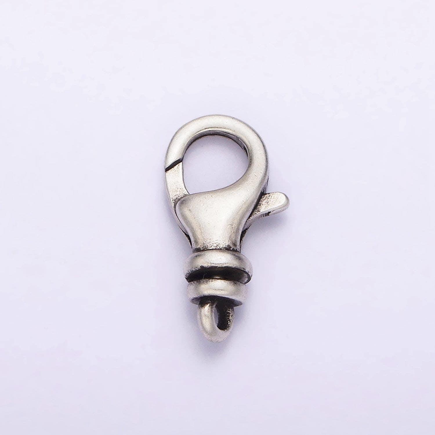 1 pc 15.5x6.7 mm sterling silver trigger clasp lobster clasp for jewelry making sl-339
