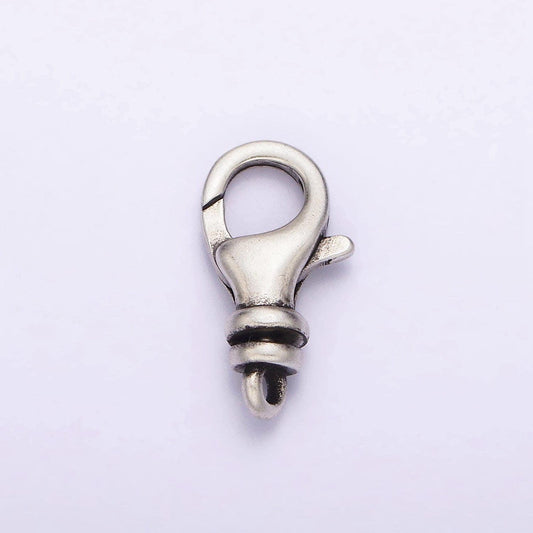 1 pc 15.5x6.7 mm sterling silver trigger clasp lobster clasp for jewelry making sl-339