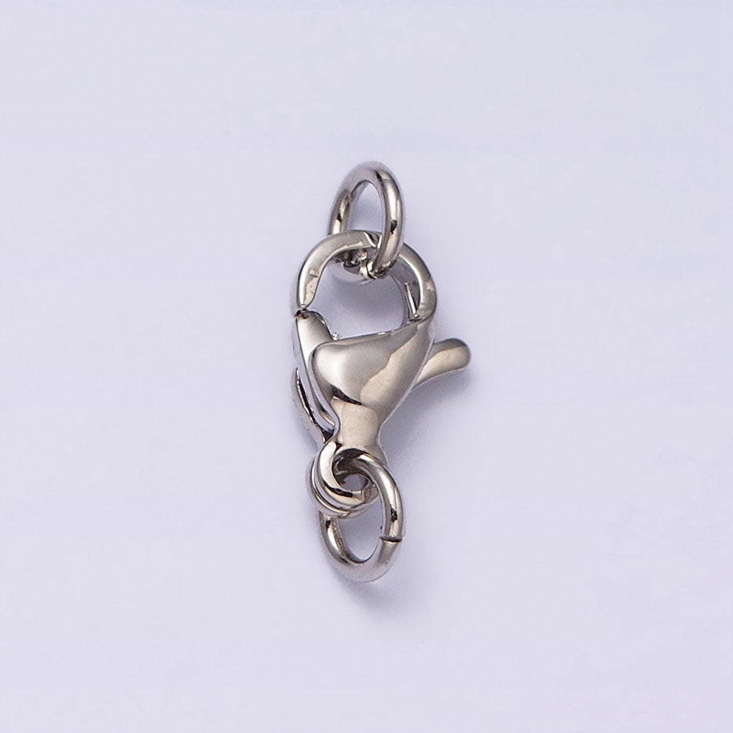 16k gold filled 9mm lobster clasps closure jump ring jewelry supply in gold & silver | z389 z390