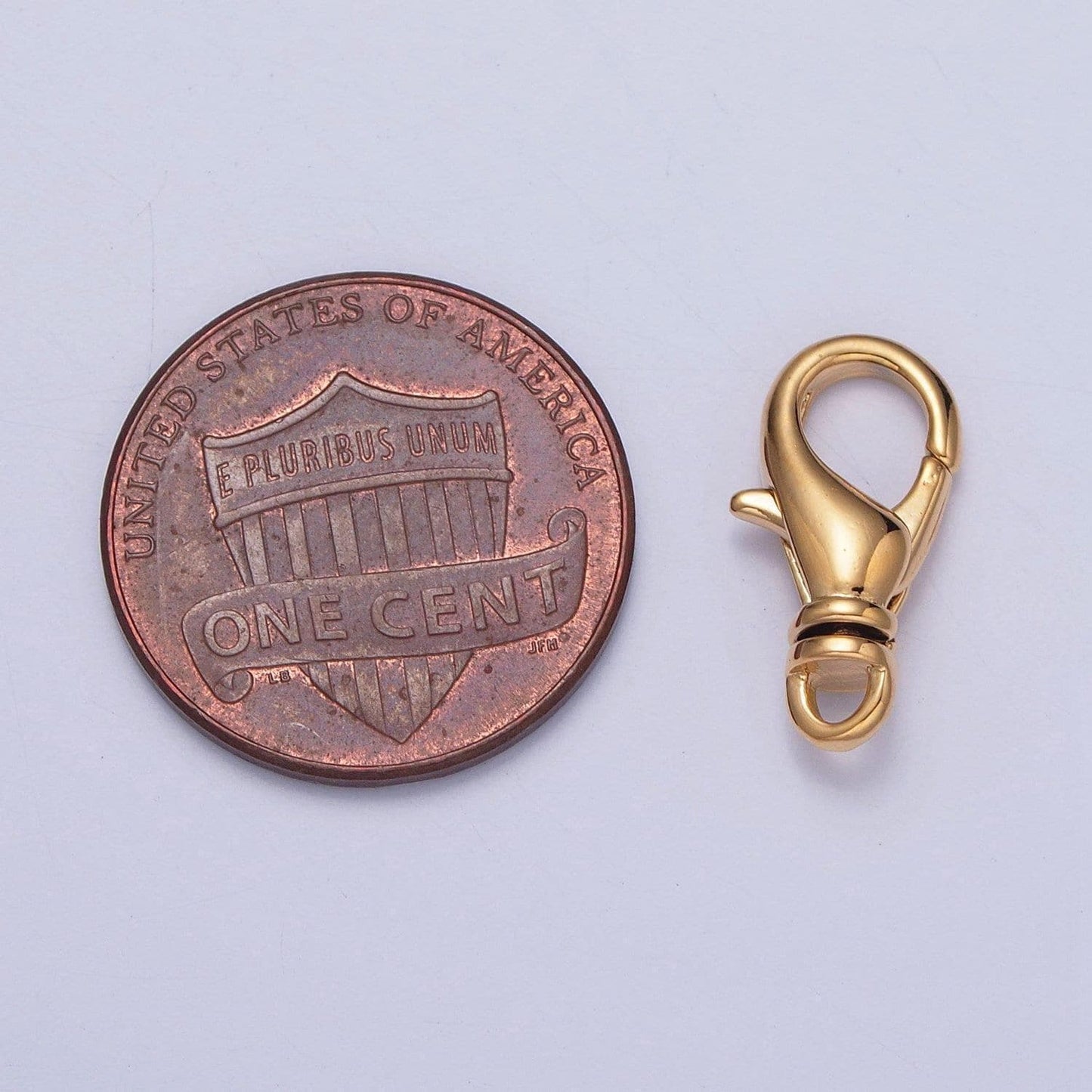 14k gold filled lobster clasps, 15.9x8.1mm clasps in gold | l-827