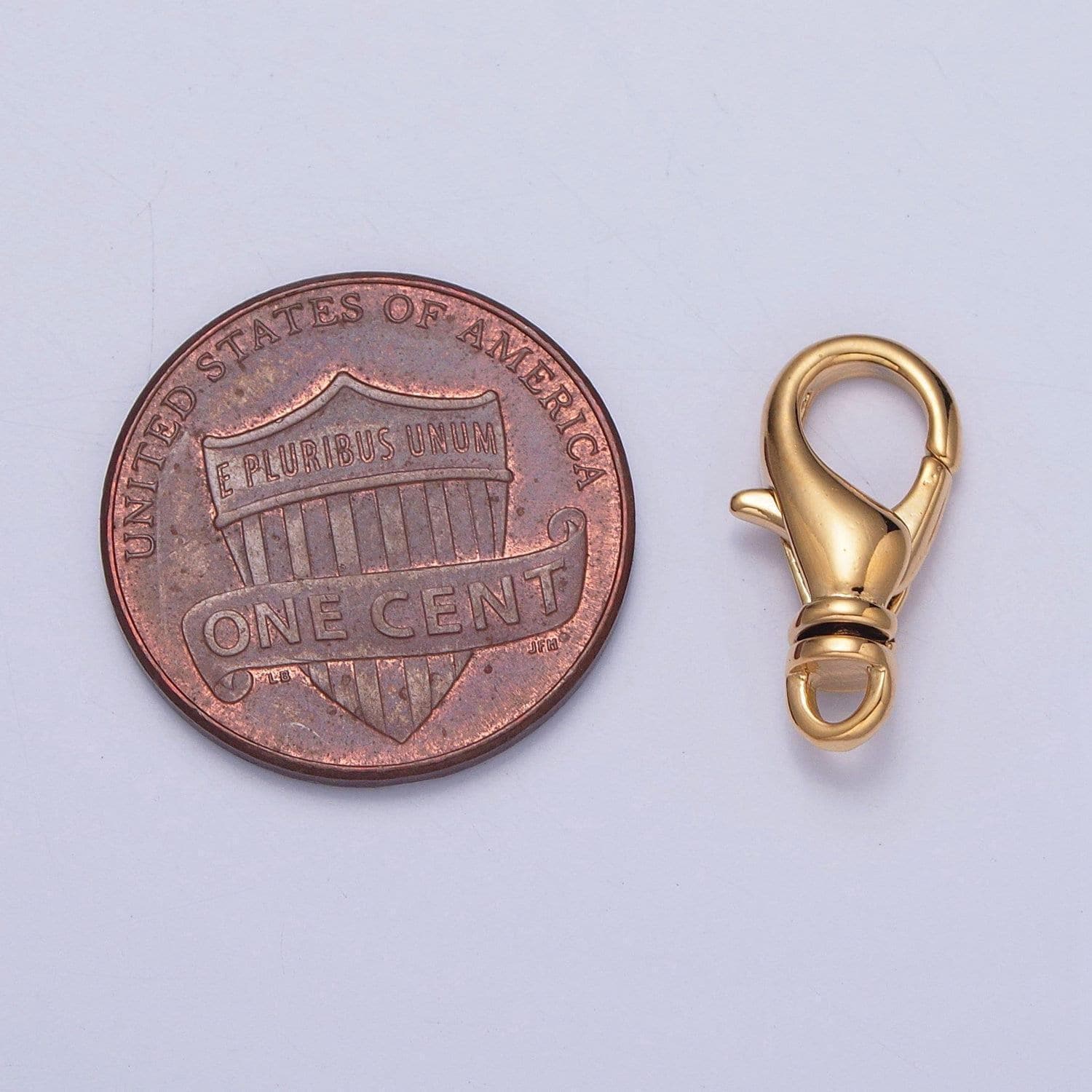 14k gold filled lobster clasps, 15.9x8.1mm clasps in gold | l-827