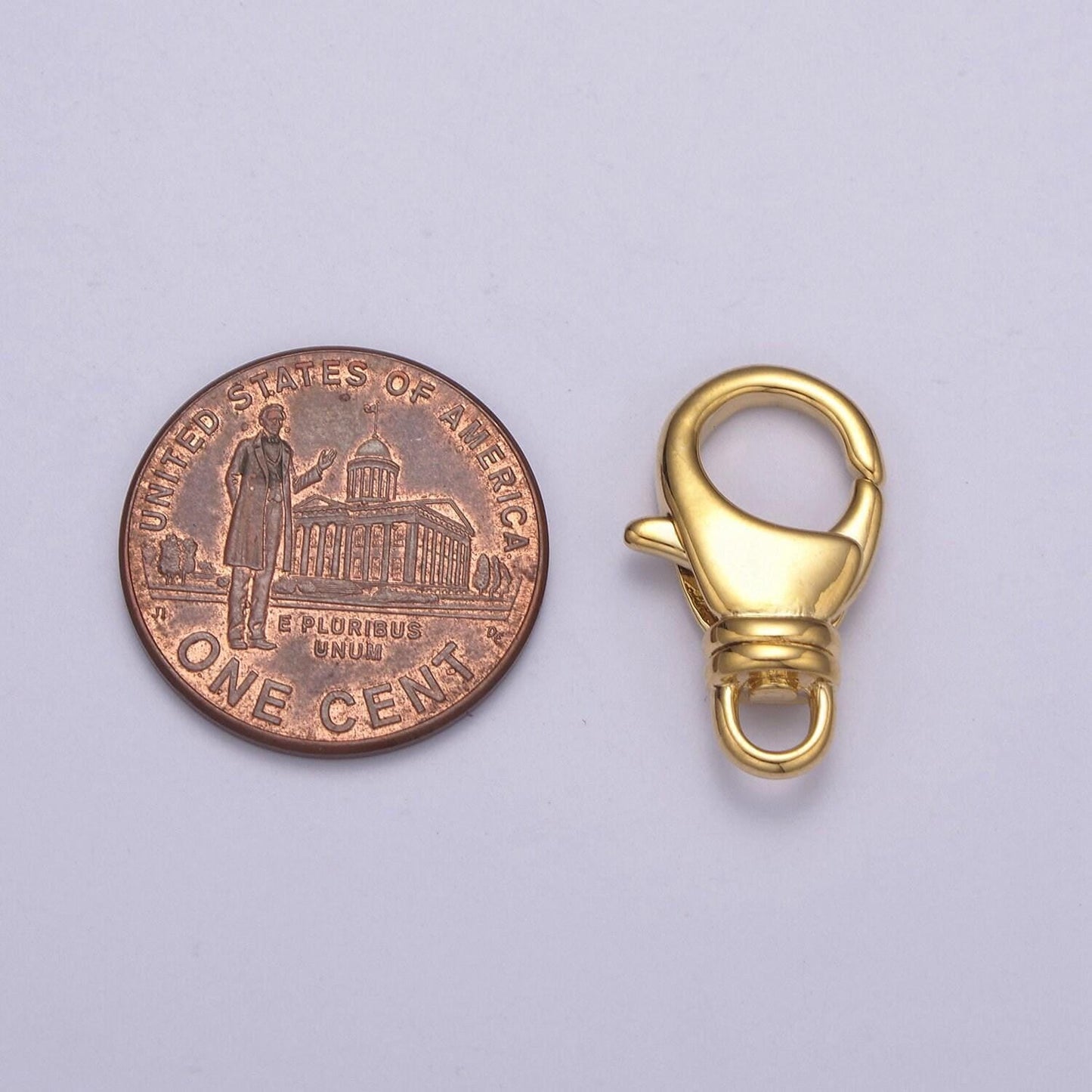 Gold / silver lobster clasps - 24k gold filled clasp for jewelry making findings l-584 / l-585