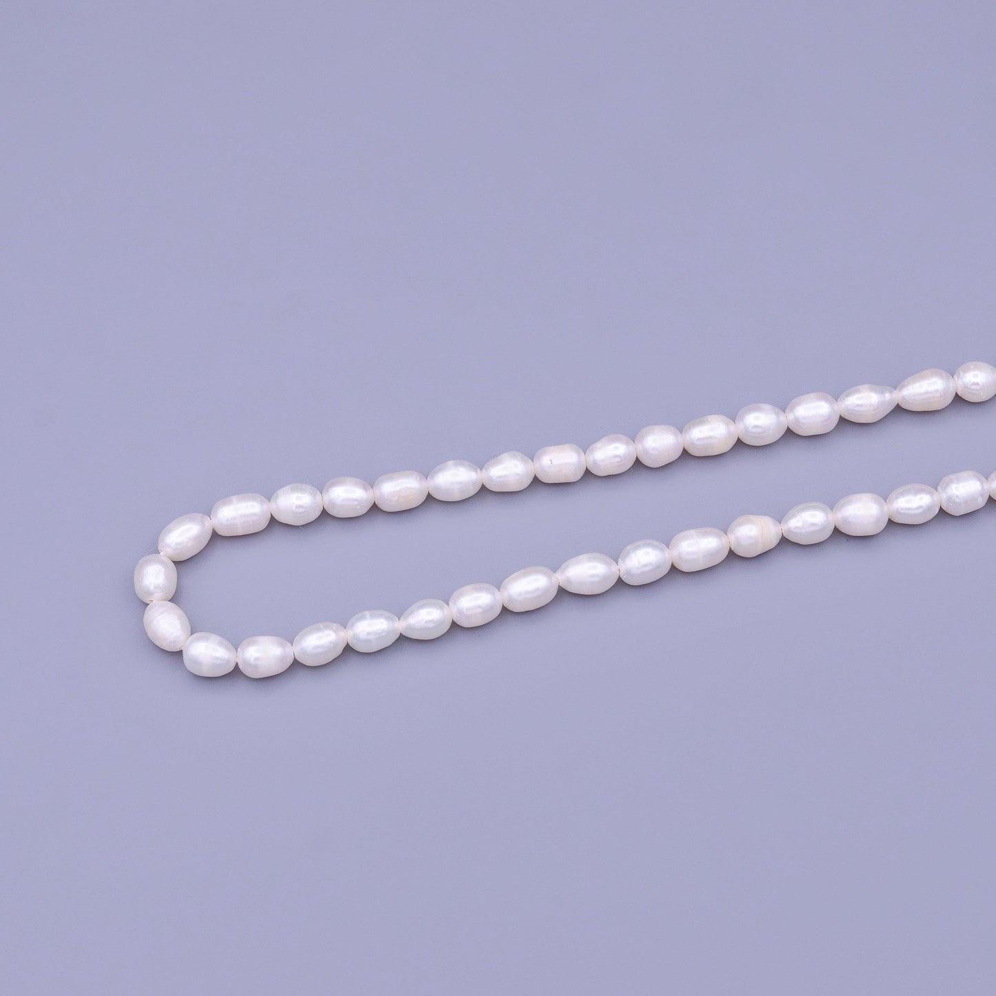 5.3mm aaa+ stunning freshwater pearls wholesale, small pearls, top drilled pearls, white pearl natural rice pearls loose beads wa-1669