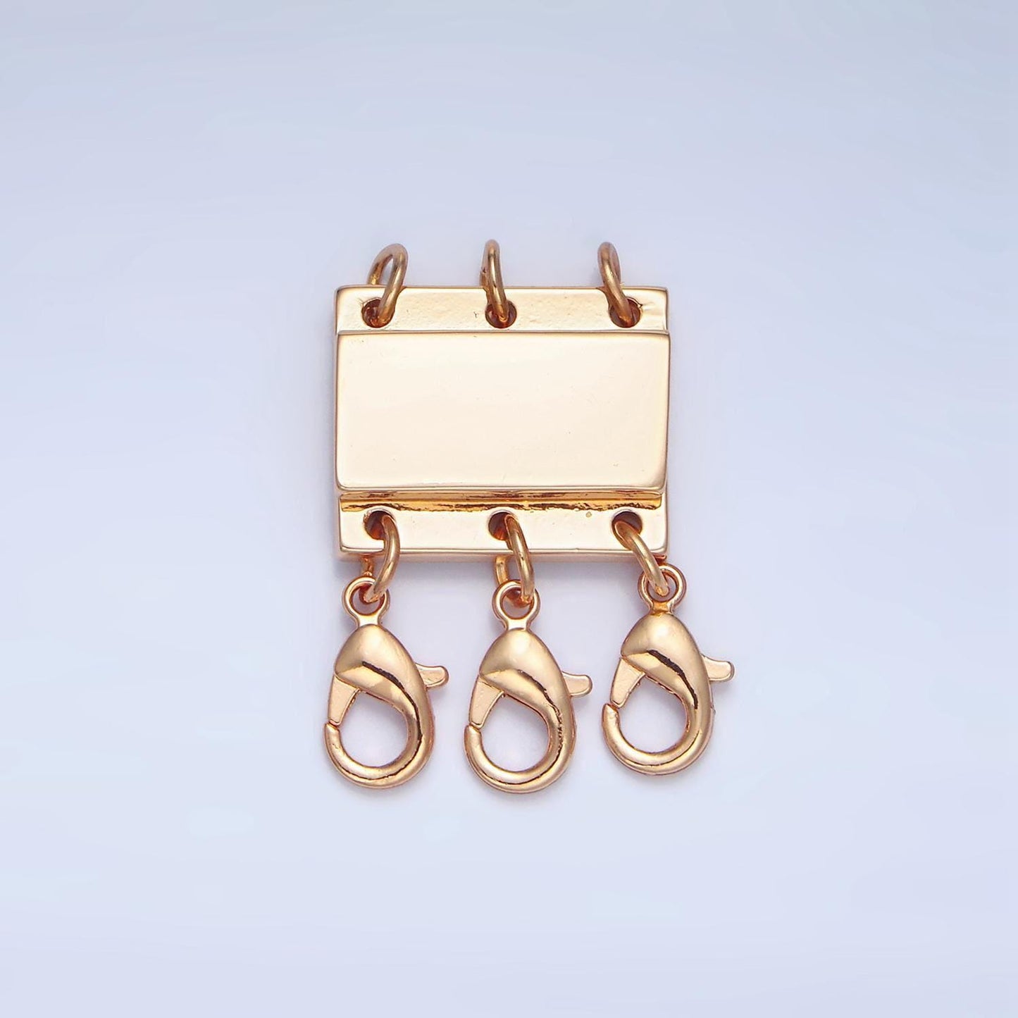 New design layered necklace detangler clasp magnetic necklace detangler, multiple strand chain necklace / bracelet component z880
