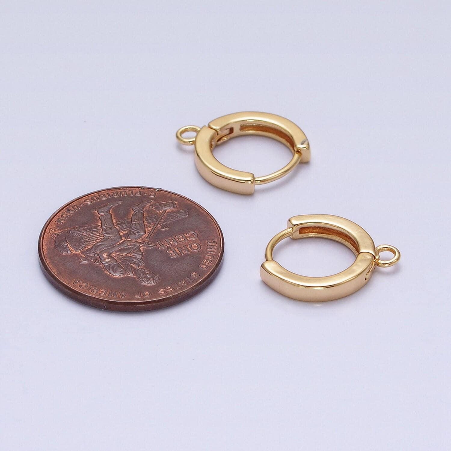12mm earring hoops lever back one touch w/ open link lever hoop earring nickel free lead free for earring charm making findings z288