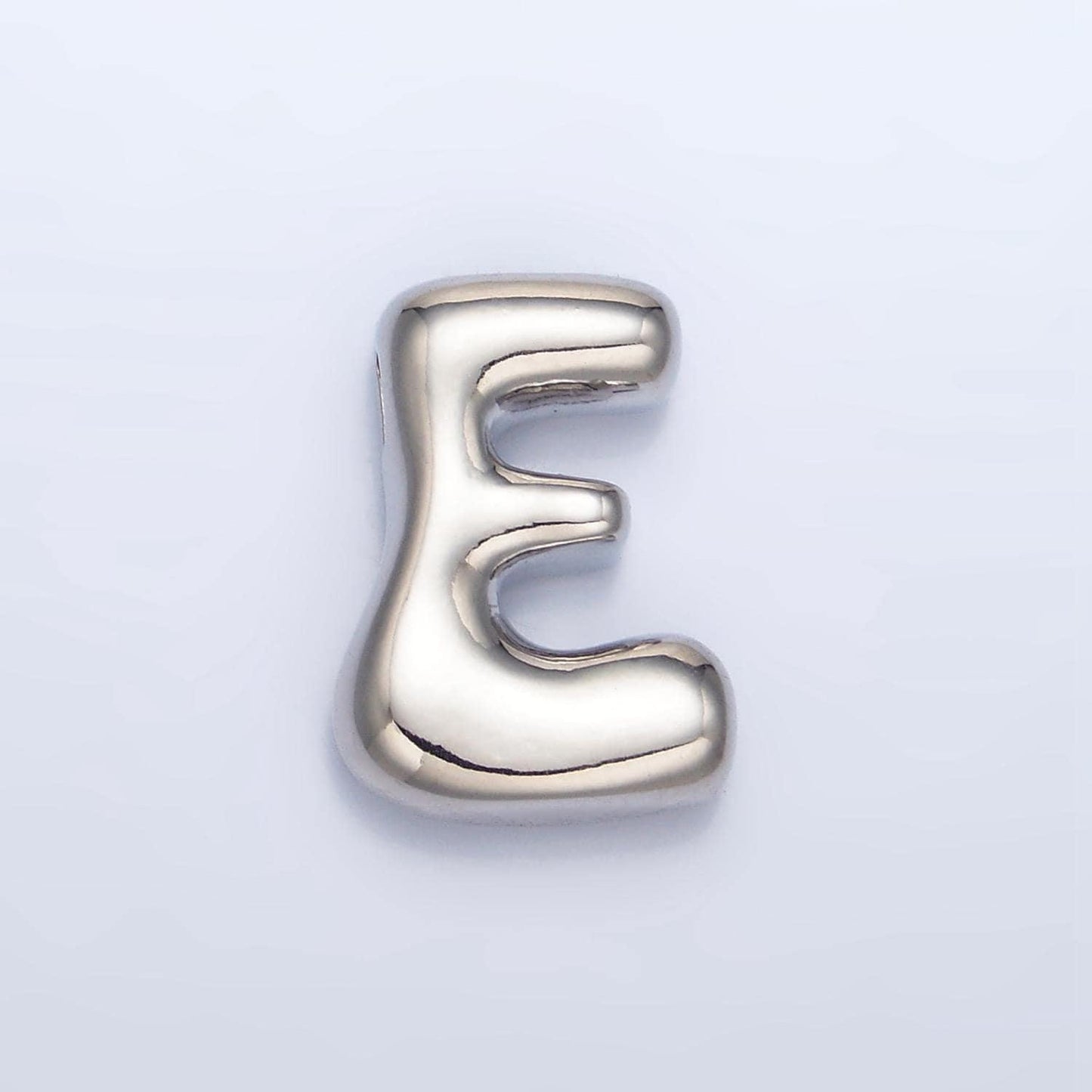 Silver bubble initial necklace charmn letter necklace pendant initial name necklace custom personalied layering necklace for christmas gift