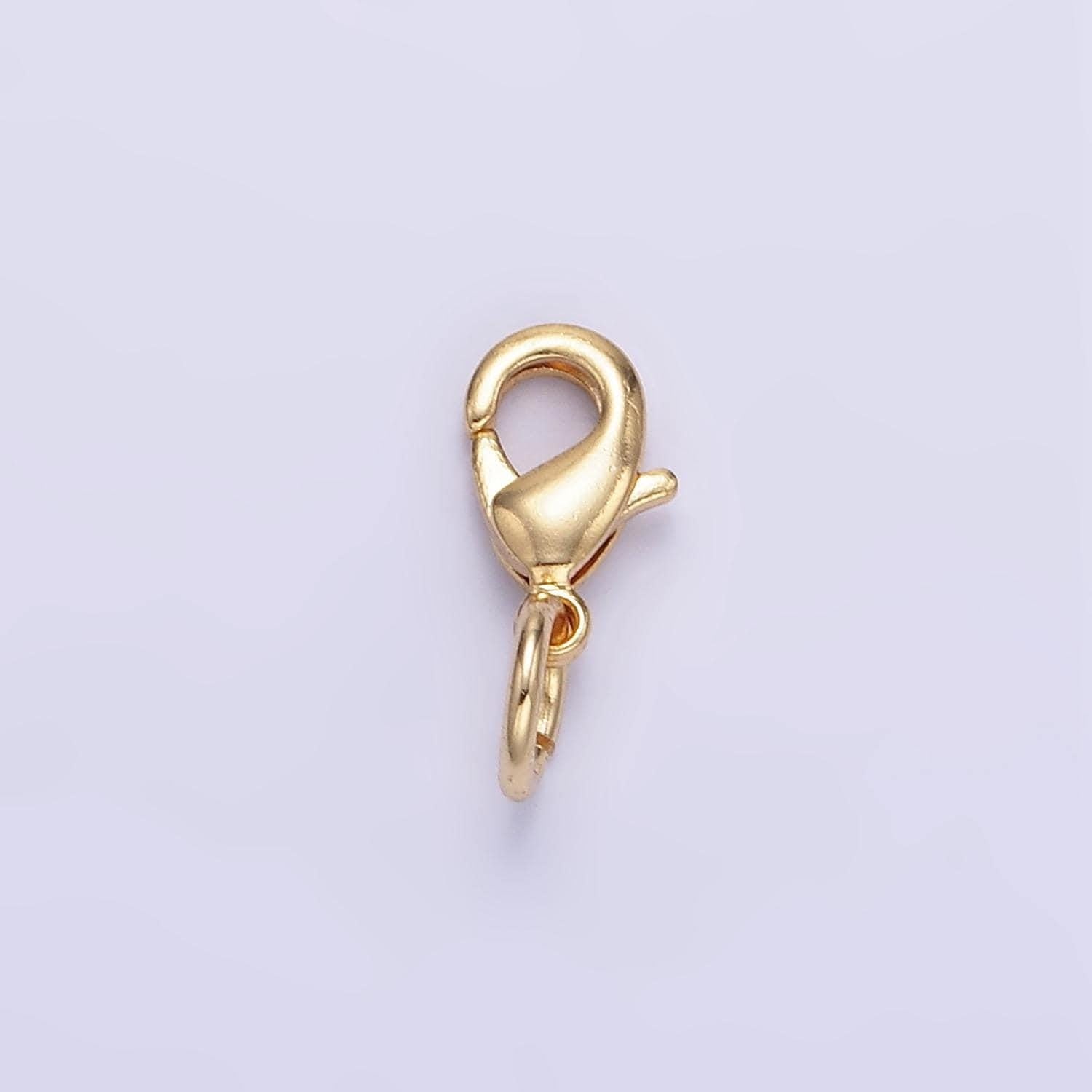 24k gold filled lobster clasps closure jump ring jewelry supply in gold z868