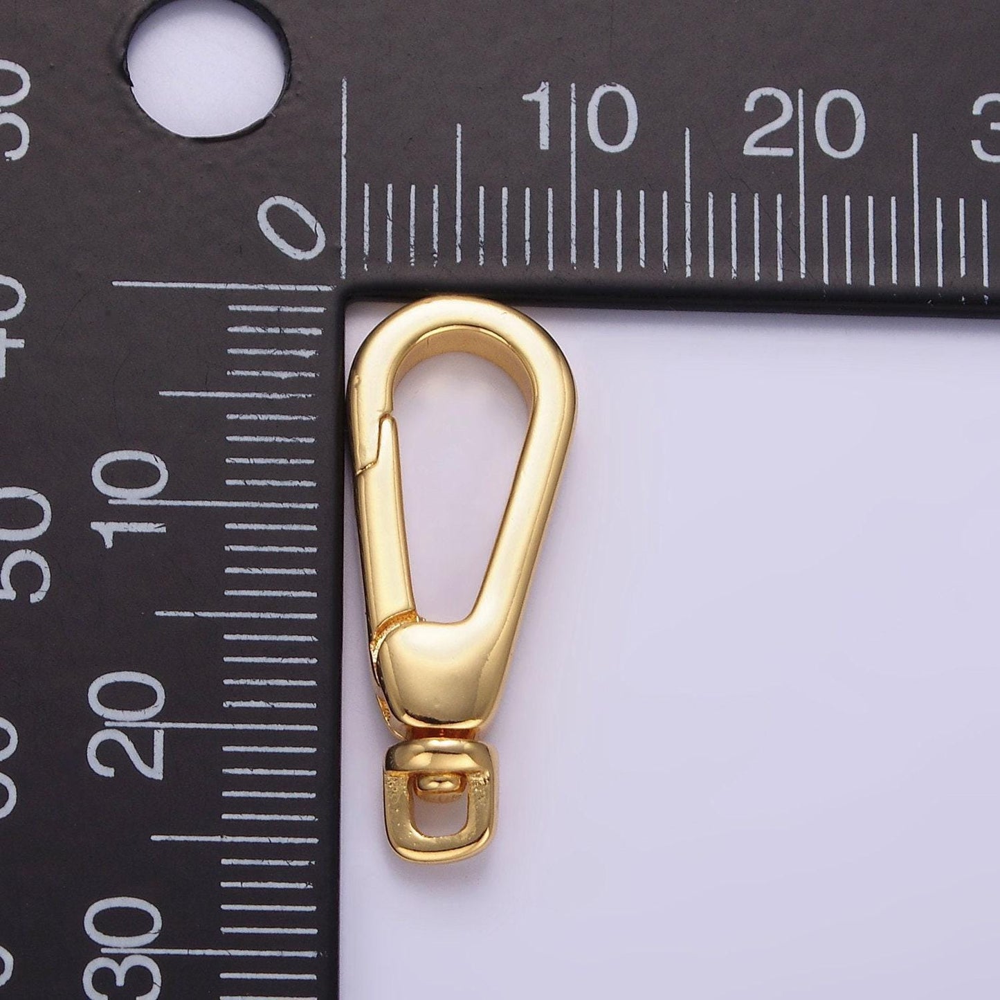 24k gold filled lobster triggerless clasps, 25mmx10mm push gate clasps in gold silver color swivel clasp z-797