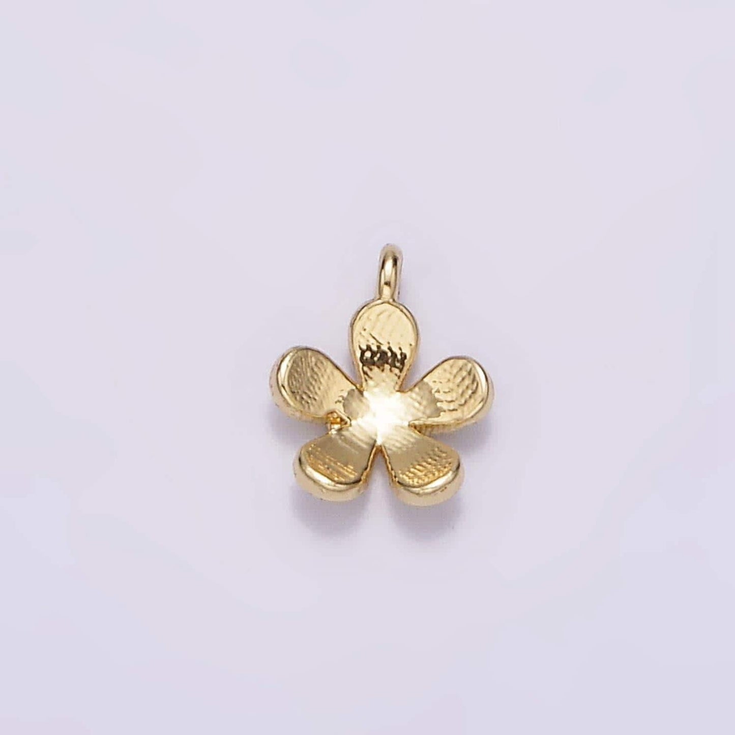 14k gold filled flower nature minimalist mini add-on charm | ag493