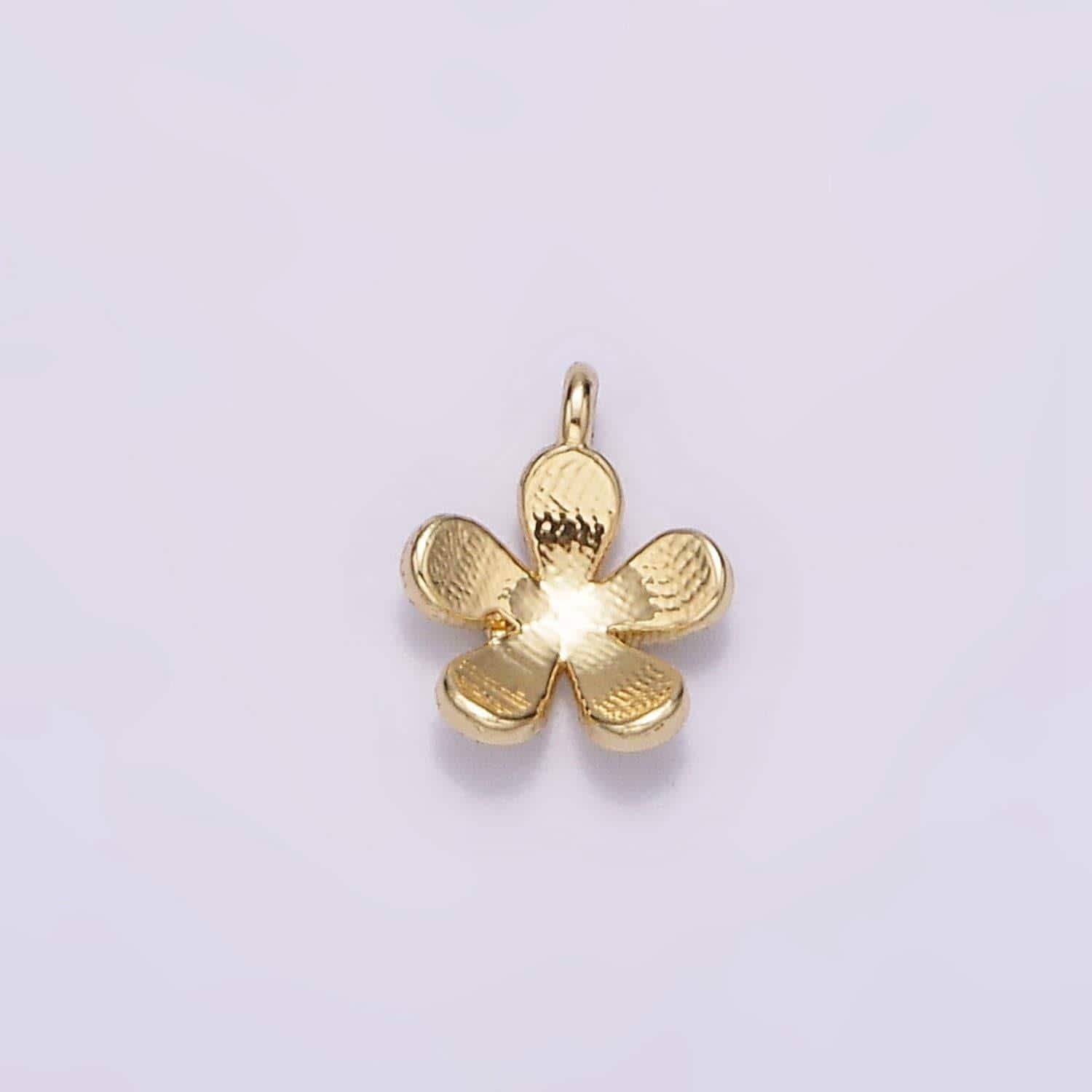 14k gold filled flower nature minimalist mini add-on charm | ag493
